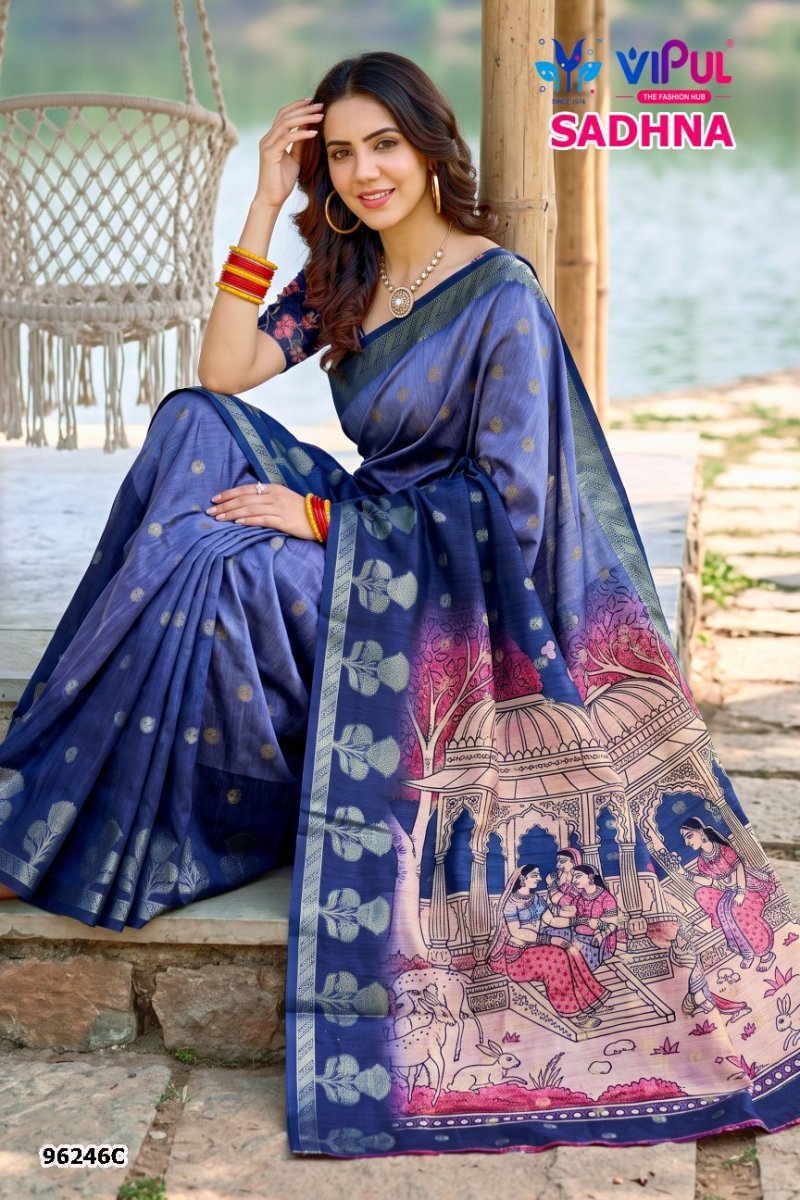Sadhna Vol 4 By Vipul Organza Printed Saree